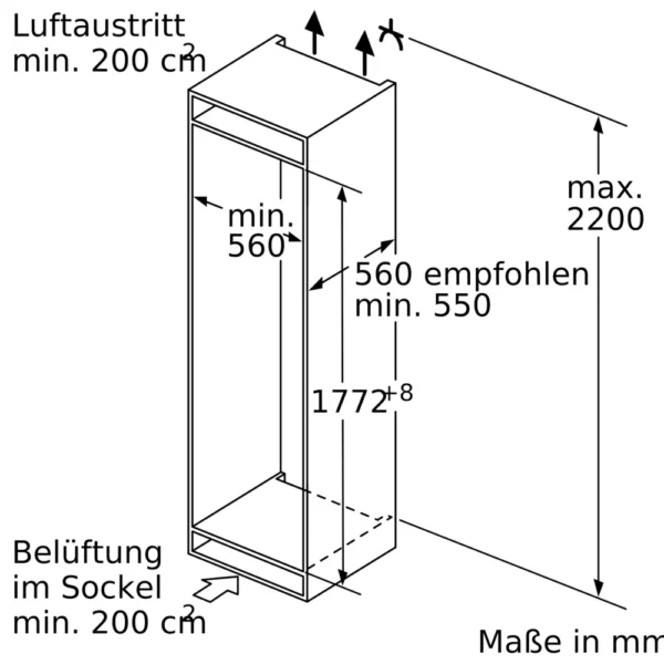 Kühlgerät Bosch KIF81PFE0 178cm – Bild 6