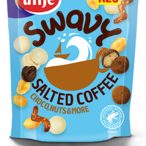 Bild einer Tüte 150g Salted Coffee Snack Mix